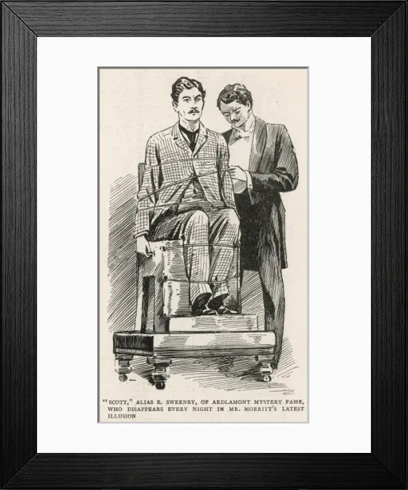 Framed Print : Scott, alias Sweeney, in an illusion
