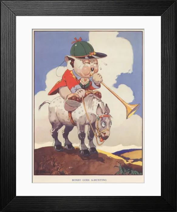 Framed Print : Bonzo goes a hunting Framed Print : Bonzo goes a hunting