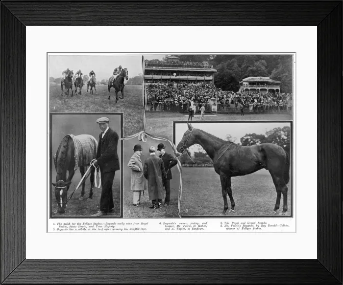 Framed Print : At the Sandown races Framed Print : At the Sandown races