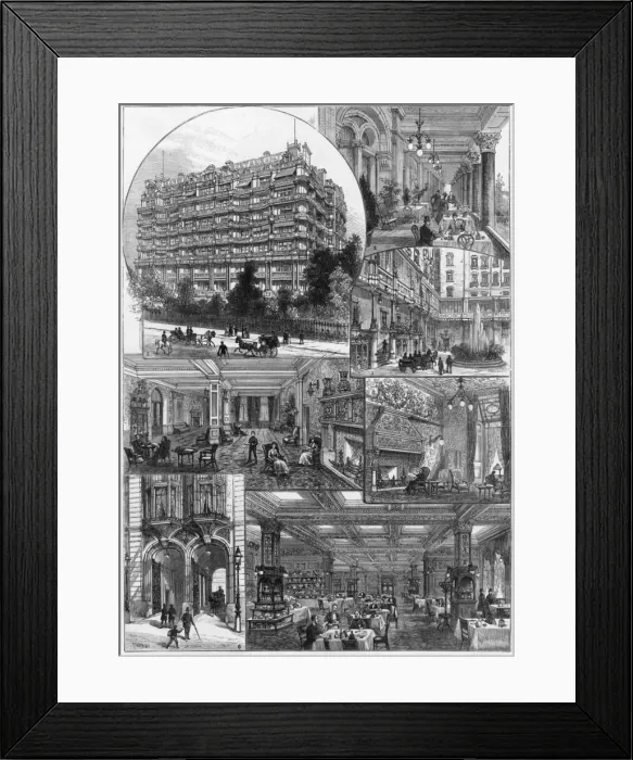 Framed Print : Savoy Hotel Framed Print : Savoy Hotel