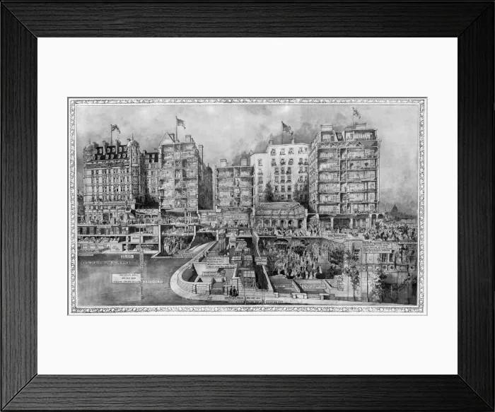 Framed Print : Savoy Hotel Framed Print : Savoy Hotel