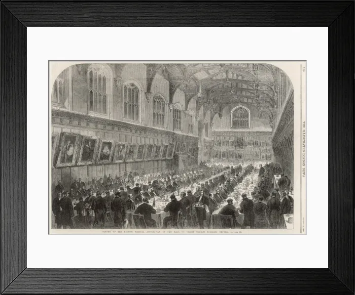 Framed Print : Dinner of the British Medical Association Framed Print : Dinner of the British Medical Association