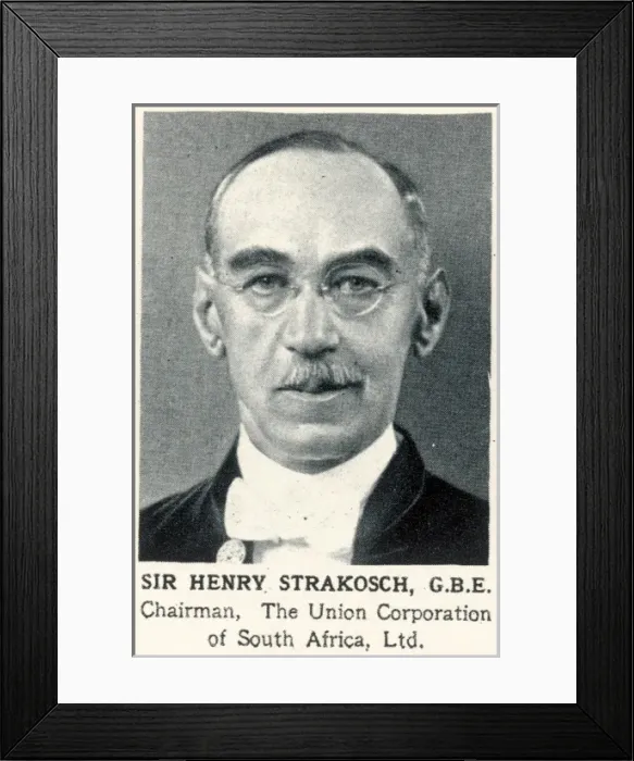 Framed Print : Sir Henry Strakosch Framed Print : Sir Henry Strakosch