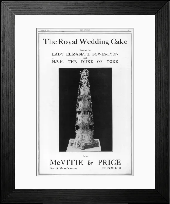 Framed Print : Royal Wedding Cake, 1923 Framed Print : Royal Wedding Cake, 1923