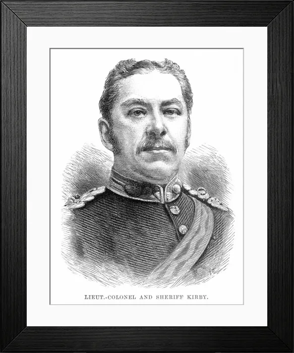 Framed Print : Lt. Col Alfred Kirby Framed Print : Lt. Col Alfred Kirby