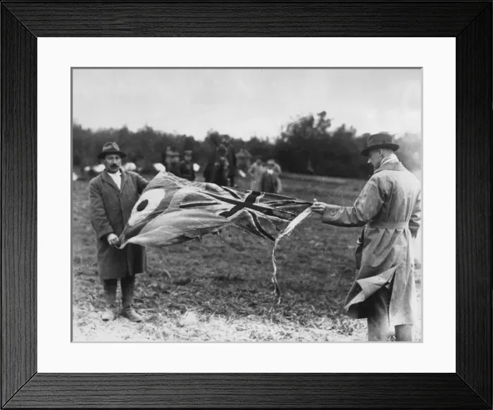 Framed Print : Flag of the R101 airship Framed Print : Flag of the R101 airship
