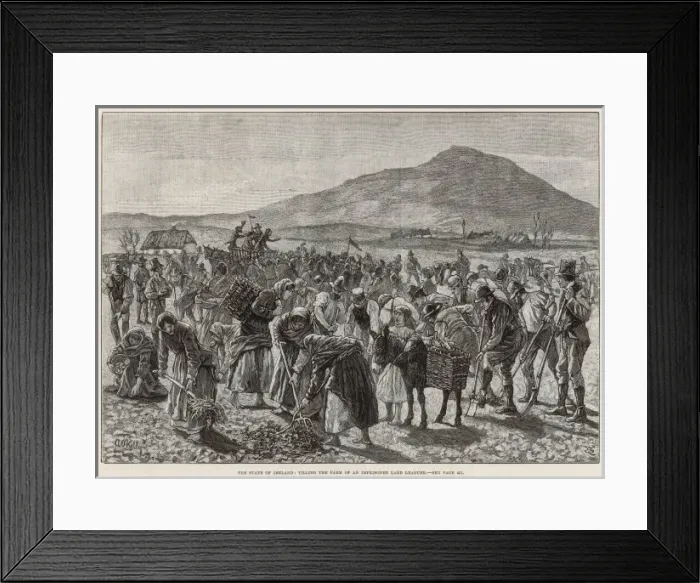 Framed Print : Tilling a Land Leaguers farm Framed Print : Tilling a Land Leaguers farm