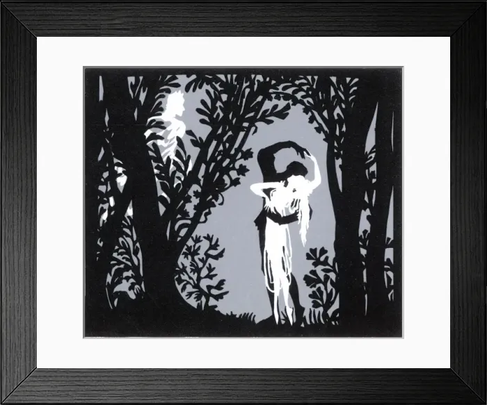Framed Print : Tirrenio warns Palemon to be faithful to Ondine Framed Print : Tirrenio warns Palemon to be faithful to Ondine