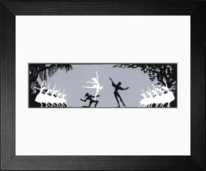 Framed Print : Swan Lake ballet, Siegfried promises delivery from Rotbart Framed Print : Swan Lake ballet, Siegfried promises delivery from Rotbart