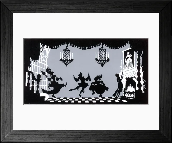 Framed Print : Cinderella ballet, Ugly Sisters trying to dance Framed Print : Cinderella ballet, Ugly Sisters trying to dance