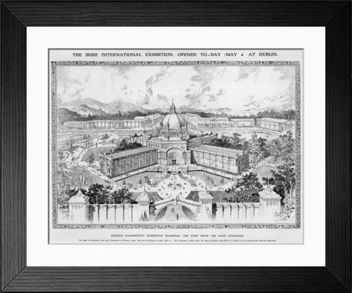 Framed Print : The Irish International Exhibition 1907