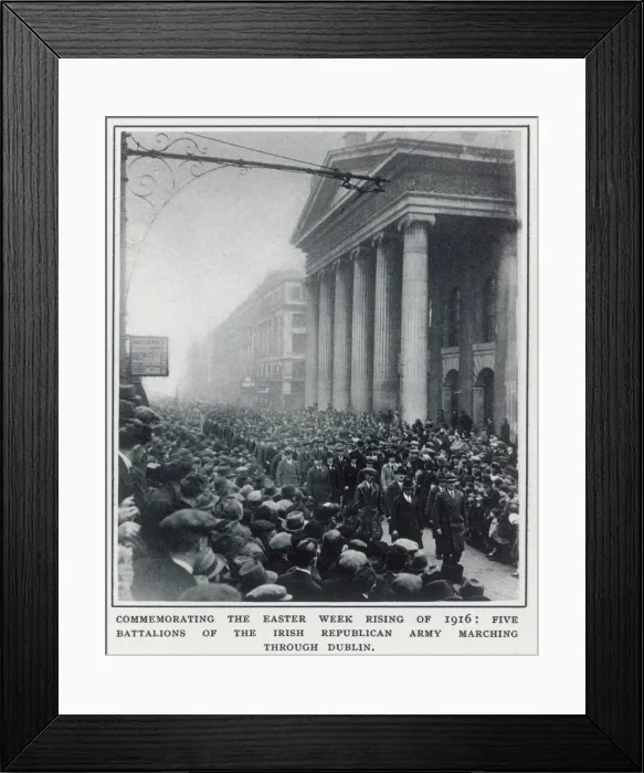 Framed Print : Easter Rising commerated, 1932 Framed Print : Easter Rising commerated, 1932
