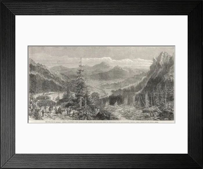 Framed Print : Crossing the Shenandoah, US Civil War Framed Print : Crossing the Shenandoah, US Civil War