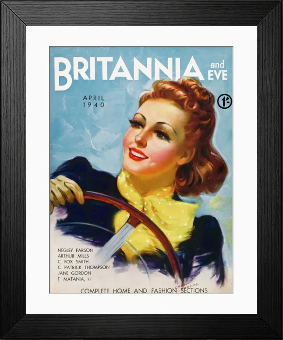 Framed Print : Britannia and Eve, April 1940 Framed Print : Britannia and Eve, April 1940