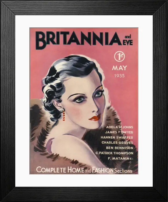 Framed Print : Britannia and Eve magazine, May 1935 Framed Print : Britannia and Eve magazine, May 1935