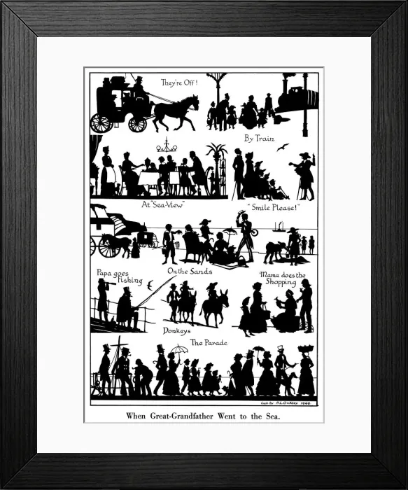 Framed Print : When Great Grandfather Went to Sea by H. L. Oakley Framed Print : When Great Grandfather Went to Sea by H. L. Oakley