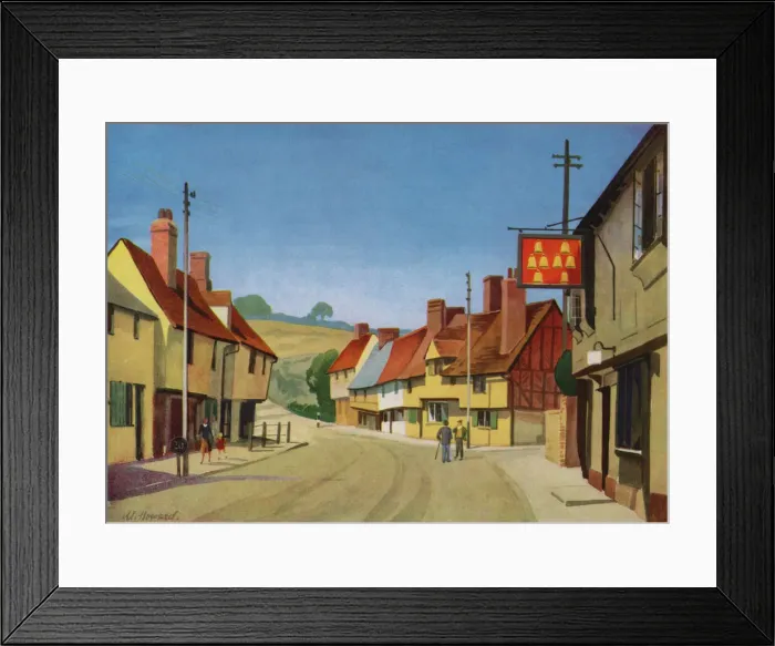 Framed Print : Saffron Walden by Madge Howard Framed Print : Saffron Walden by Madge Howard
