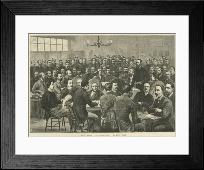 Framed Print : The Irish parliamentary party