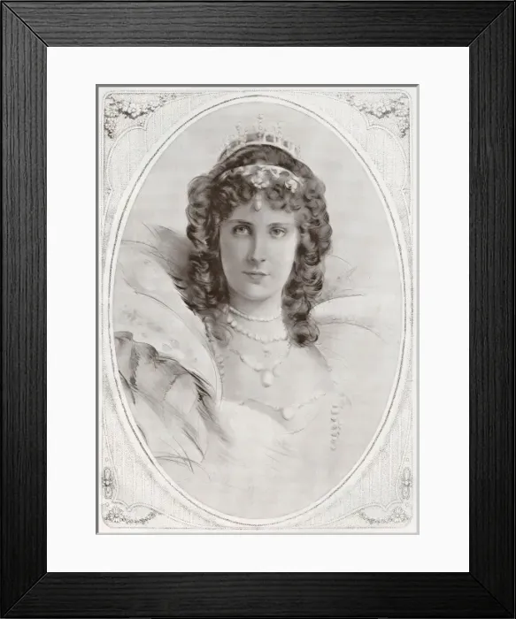 Framed Print : Winifred, Duchess of Portland, before her marriage Framed Print : Winifred, Duchess of Portland, before her marriage