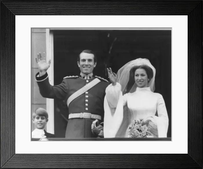 Framed Print : Wedding of Princess Anne Framed Print : Wedding of Princess Anne