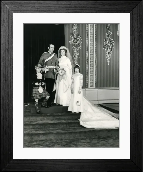 Framed Print : Wedding of Princess Anne Framed Print : Wedding of Princess Anne