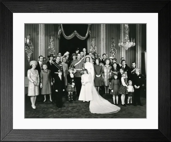 Framed Print : Wedding of Princess Anne Framed Print : Wedding of Princess Anne