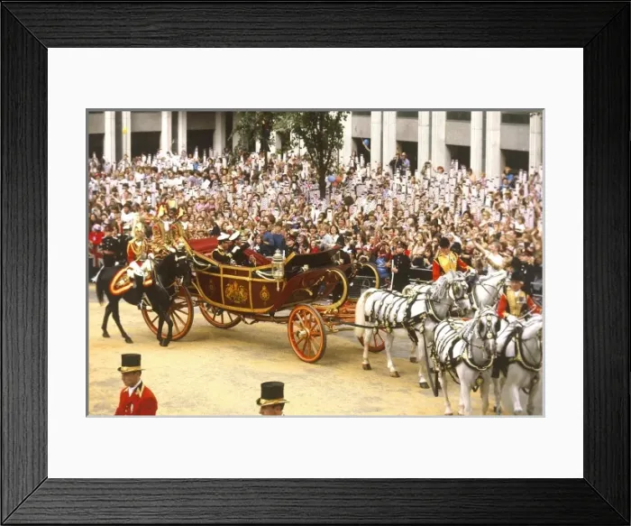 Framed Print : Royal Wedding 1981 Framed Print : Royal Wedding 1981