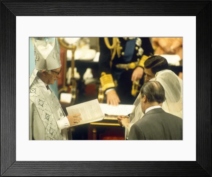 Framed Print : Royal Wedding 1981