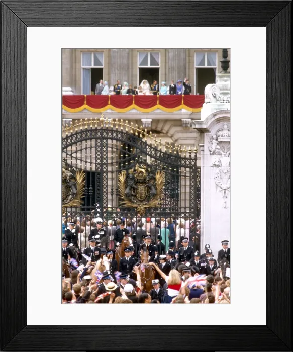 Framed Print : Royal Wedding 1981 Framed Print : Royal Wedding 1981
