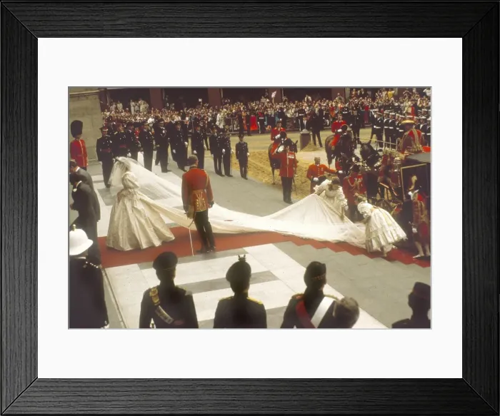 Framed Print : Royal wedding 1981 Framed Print : Royal wedding 1981