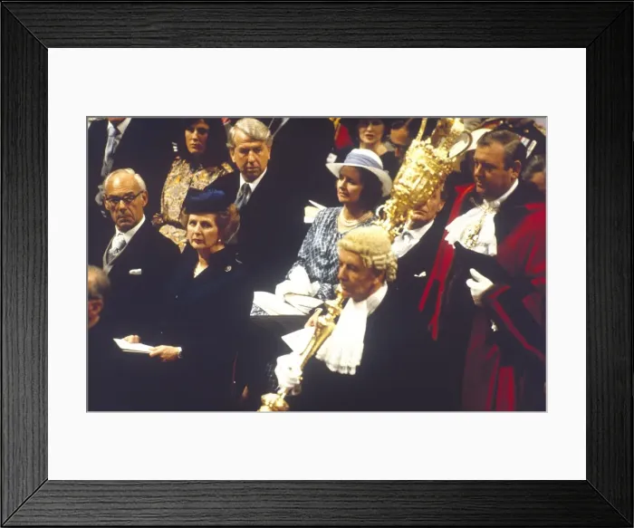 Framed Print : Royal wedding 1981 - Margaret Thatcher Framed Print : Royal wedding 1981 - Margaret Thatcher