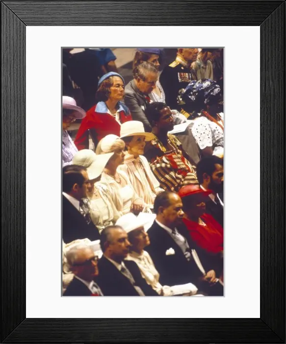 Framed Print : Royal wedding 1981 - Nancy Reagan Framed Print : Royal wedding 1981 - Nancy Reagan
