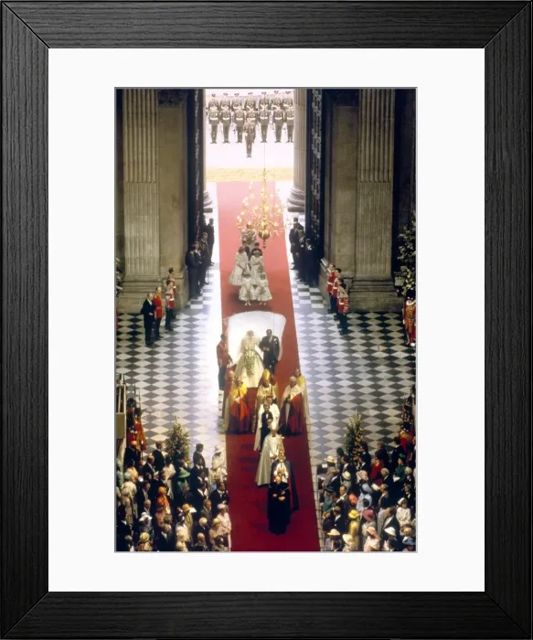 Framed Print : Royal wedding 1981 Framed Print : Royal wedding 1981