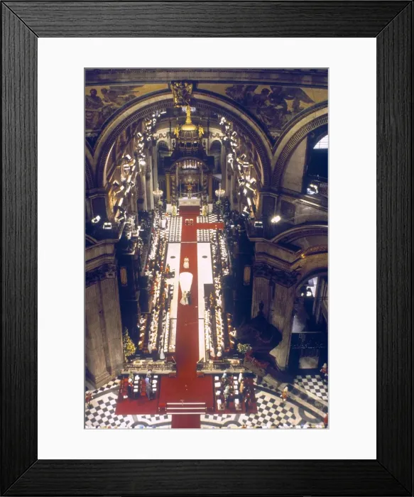 Framed Print : Royal wedding 1981