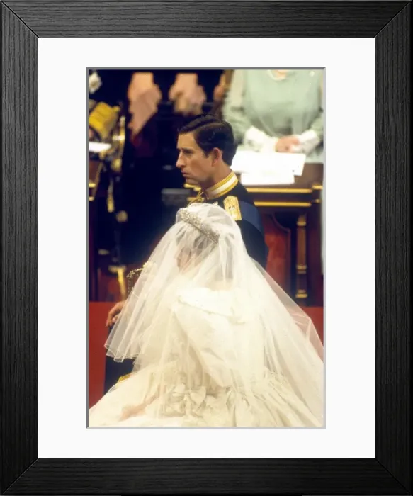 Framed Print : Royal wedding 1981 Framed Print : Royal wedding 1981