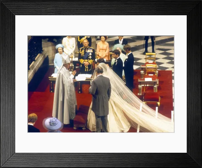 Framed Print : Royal wedding 1981 Framed Print : Royal wedding 1981