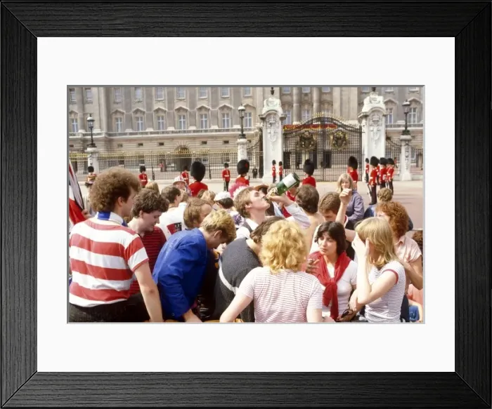 Framed Print : Royal wedding 1981 Framed Print : Royal wedding 1981