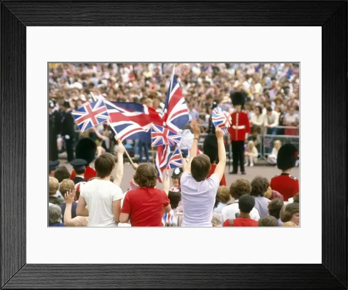 Framed Print : Royal wedding 1981 Framed Print : Royal wedding 1981
