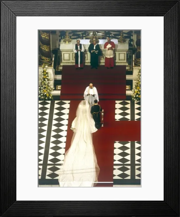 Framed Print : Royal wedding 1981 Framed Print : Royal wedding 1981