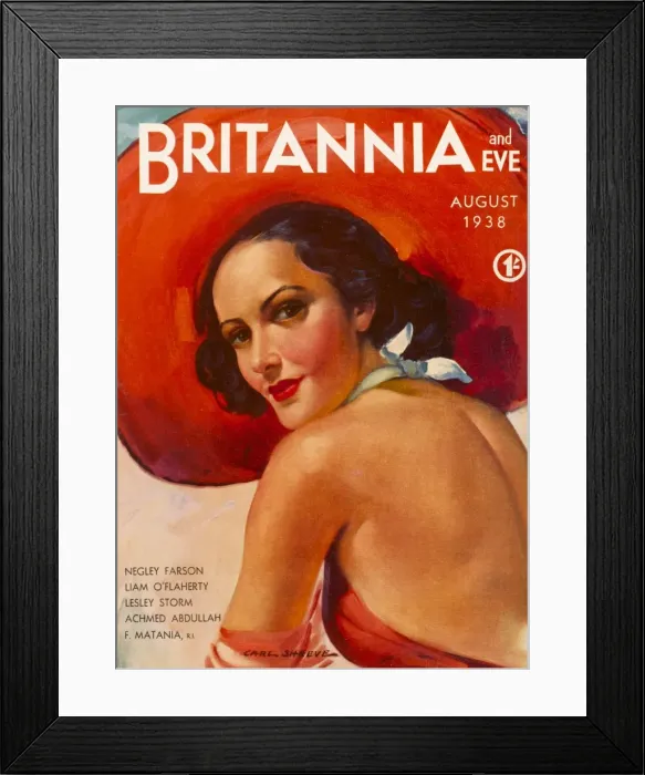 Framed Print : Britannia and Eve magazine, August 1938 Framed Print : Britannia and Eve magazine, August 1938