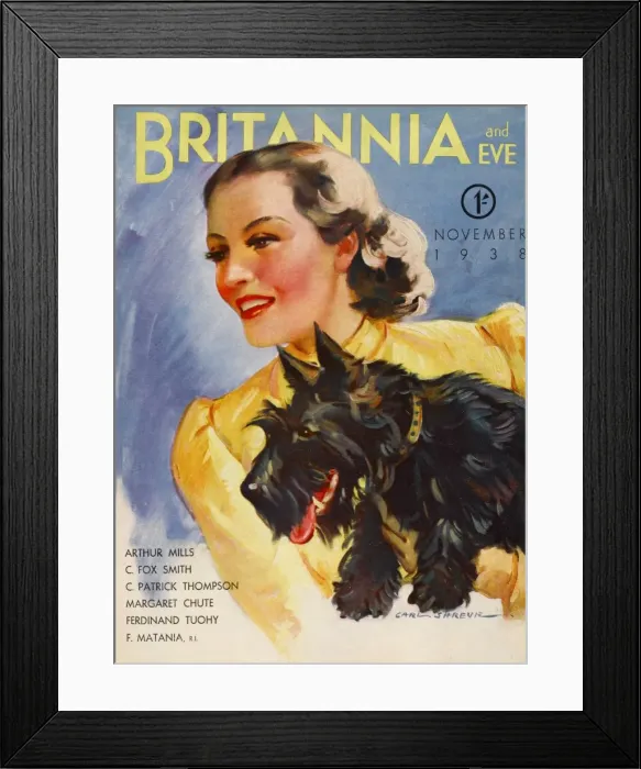 Framed Print : Britannia and Eve magazine, November 1938