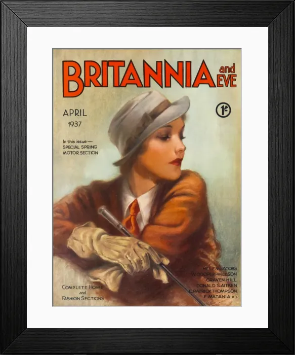 Framed Print : Britannia and Eve magazine, April 1937 Framed Print : Britannia and Eve magazine, April 1937