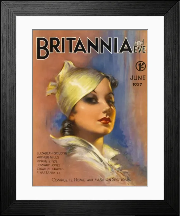 Framed Print : Britannia and Eve magazine, June 1937 Framed Print : Britannia and Eve magazine, June 1937