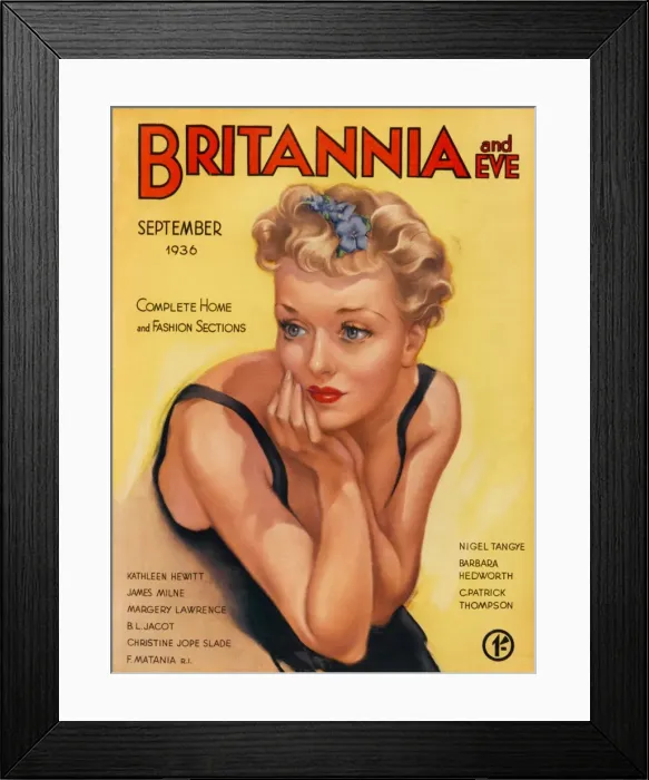 Framed Print : Britannia and Eve magazine, September 1936 Framed Print : Britannia and Eve magazine, September 1936