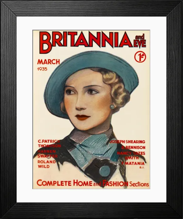 Framed Print : Britannia and Eve magazine, March 1935 Framed Print : Britannia and Eve magazine, March 1935