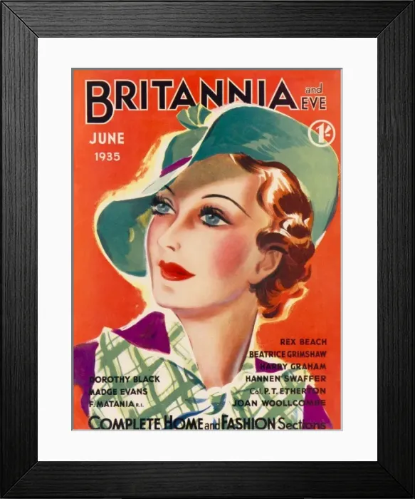 Framed Print : Britannia and Eve magazine, June1935 Framed Print : Britannia and Eve magazine, June1935