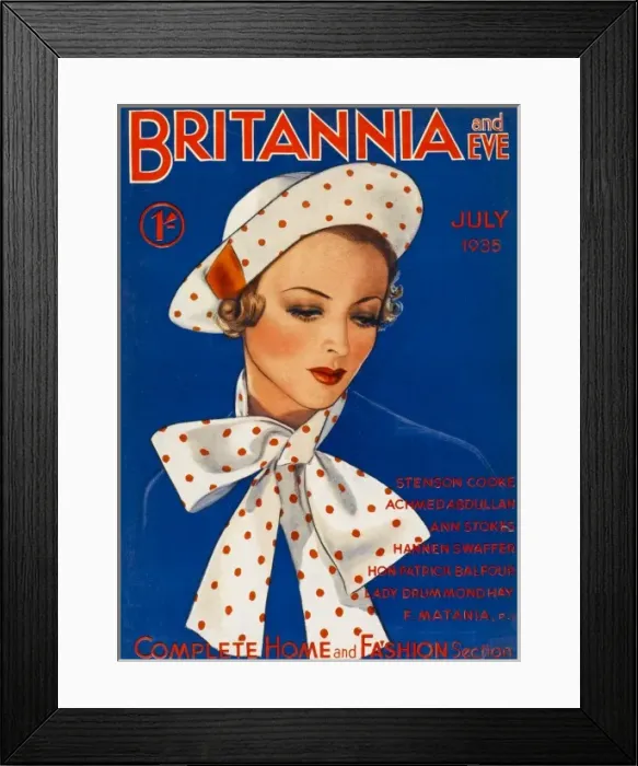 Framed Print : Britannia and Eve magazine, July 1935 Framed Print : Britannia and Eve magazine, July 1935