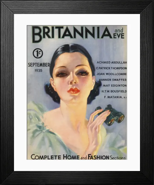 Framed Print : Britannia and Eve magazine, September 1935 Framed Print : Britannia and Eve magazine, September 1935