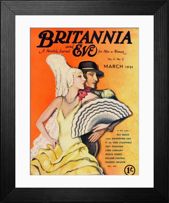 Framed Print : Britannia and Eve magazine, March 1931