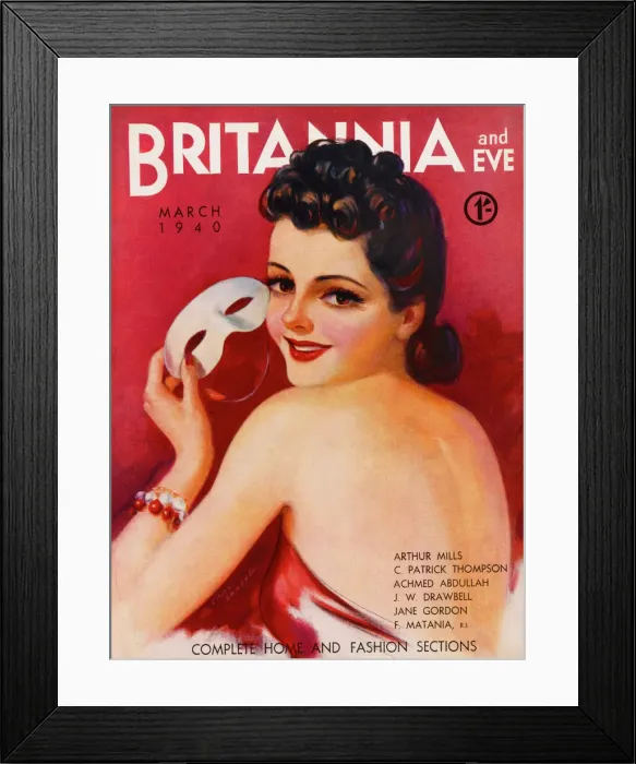 Framed Print : Britannia and Eve magazine, March 1940 Framed Print : Britannia and Eve magazine, March 1940